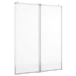 összecsukható alumínium mágnestábla 80x100x1,7 cm