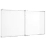 összecsukható alumínium mágnestábla 120x60x1,7 cm