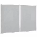 összecsukható alumínium mágnestábla 120x80x1,7 cm