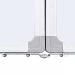 összecsukható alumínium mágnestábla 120x80x1,7 cm