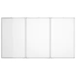 összecsukható alumínium mágnestábla 150x80x1,7 cm