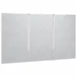 összecsukható alumínium mágnestábla 150x80x1,7 cm