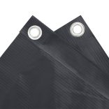 antracitszürke PVC belátás elleni erkélyparaván 400x75 cm