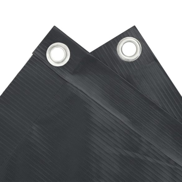 antracitszürke PVC belátás elleni erkélyparaván 600 x 75 cm