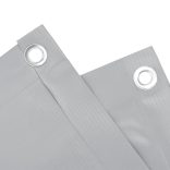 szürke PVC belátás elleni erkélyparaván 300x75 cm