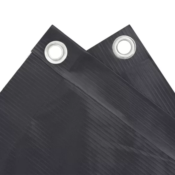 antracitszürke PVC belátás elleni erkélyparaván 300x90 cm