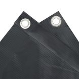 antracitszürke PVC belátás elleni erkélyparaván 600x90 cm