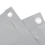 szürke PVC belátás elleni erkélyparaván 500x90 cm