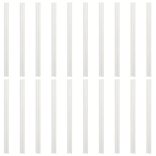 10 db világosszürke PVC belátás elleni árnyékoló 252,5 x 19 cm