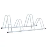 padlón álló horganyzott acél kerékpártartó 4 kerékpárhoz