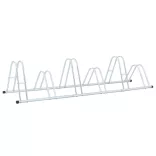 padlón álló horganyzott acél kerékpártartó 6 kerékpárhoz