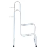 padlón álló horganyzott acél kerékpártartó 2 kerékpárhoz