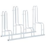 padlón álló horganyzott acél kerékpártartó 4 kerékpárhoz