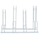 padlón álló horganyzott acél kerékpártartó 4 kerékpárhoz