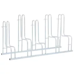   padlón álló horganyzott acél kerékpártartó 5 kerékpárhoz