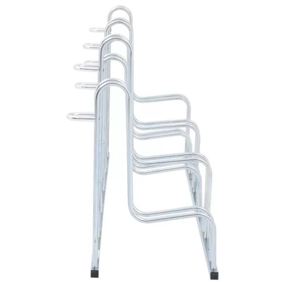 padlón álló horganyzott acél kerékpártartó 6 kerékpárhoz