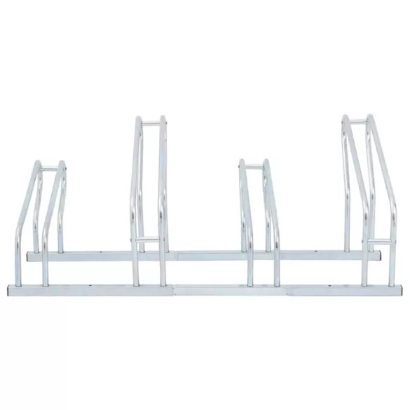 padlón álló horganyzott acél kerékpártartó 4 kerékpárhoz