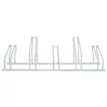 padlón álló horganyzott acél kerékpártartó 5 kerékpárhoz