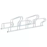 padlón álló horganyzott acél kerékpártartó 5 kerékpárhoz