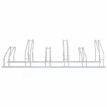 padlón álló horganyzott acél kerékpártartó 6 kerékpárhoz