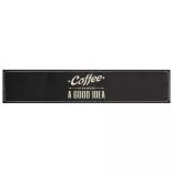 kávé feliratos mosható bársony konyhaszőnyeg 60 x 300 cm