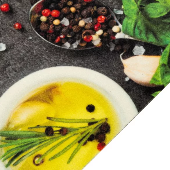 mosható fűszermintás bársony konyhaszőnyeg 60 x 300 cm