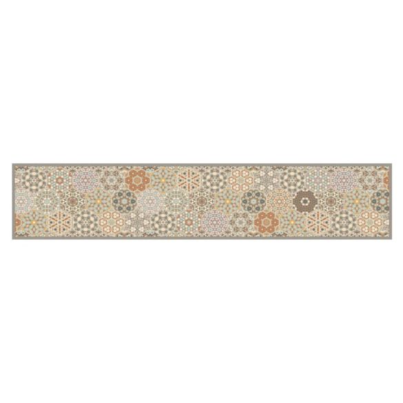 mosható hatszögletű pasztell bársony konyhaszőnyeg 60x300 cm