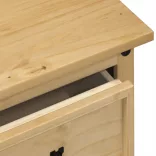 Corona tömör fenyőfa fésülködőasztal 110x47x75 cm