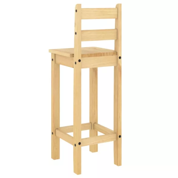 3 részes tömör fenyőfa bárszett