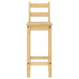 3 részes tömör fenyőfa bárszett