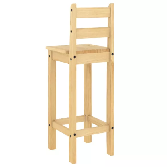 3 részes tömör fenyőfa bárszett