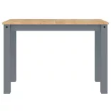 PANAMA szürke tömör fenyőfa ebédlőasztal 112 x 60 x 75 cm