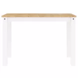 PANAMA fehér tömör fenyőfa ebédlőasztal 112 x 60 x 75 cm
