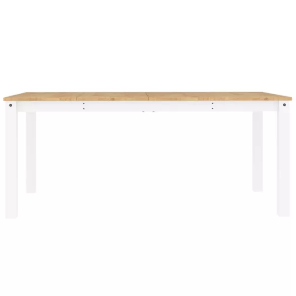 PANAMA fehér tömör fenyőfa ebédlőasztal 180 x 90 x 75 cm