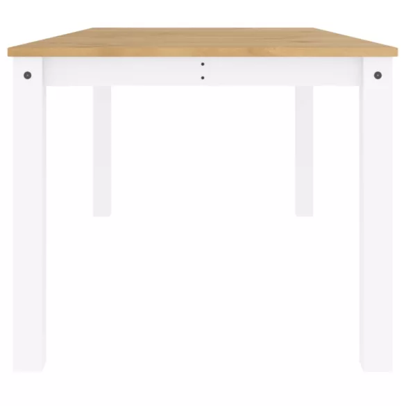 PANAMA fehér tömör fenyőfa ebédlőasztal 180 x 90 x 75 cm