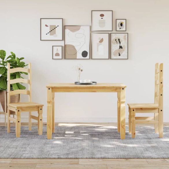 Corona tömör fenyőfa ebédlőasztal 112 x 60 x 75 cm