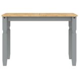 Corona szürke tömör fenyőfa ebédlőasztal 112 x 60 x 75 cm