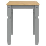 Corona szürke tömör fenyőfa ebédlőasztal 112 x 60 x 75 cm