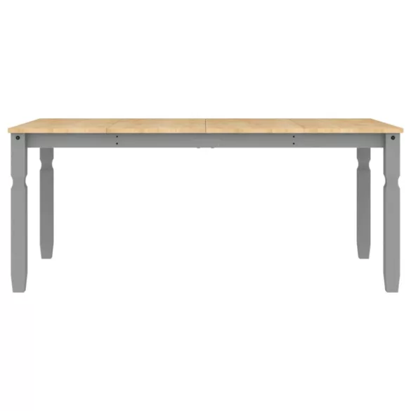 Corona szürke tömör fenyőfa ebédlőasztal 180 x 90 x 75 cm