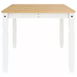 Corona fehér tömör fenyőfa ebédlőasztal 180 x 90 x 75 cm