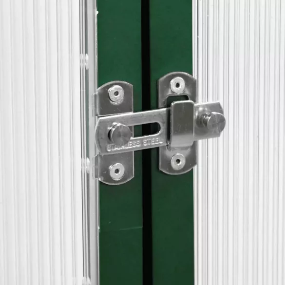 zöld alumínium melegház alapvázzal 169 x 58 x 195 cm