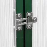 zöld alumínium melegház alapvázzal 169 x 114 x 195 cm