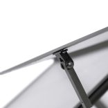 antracitszürke alumínium melegház alapvázzal 169 x 114 x 195 cm