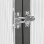 antracitszürke alumínium melegház alapvázzal 169 x 169 x 202 cm