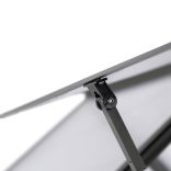 antracitszürke alumínium melegház alapvázzal 169 x 169 x 202 cm