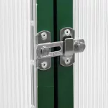 zöld alumínium melegház alapvázzal 224 x 169 x 195 cm