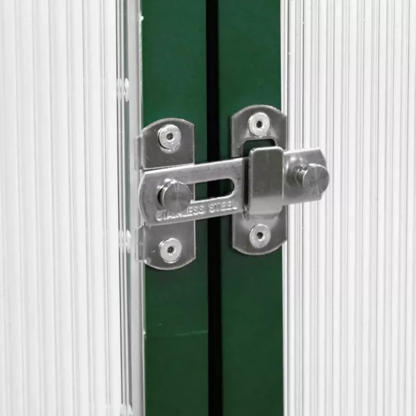 zöld alumínium melegház alapvázzal 224 x 169 x 195 cm