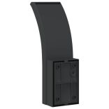 2 db fekete fröccsöntött alumínium kültéri fali LED lámpa