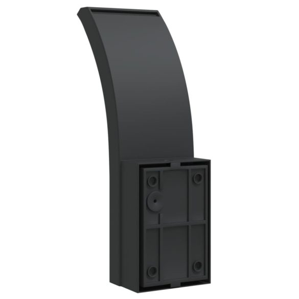 fekete öntött alumínium kültéri érzékelős LED-es falilámpa