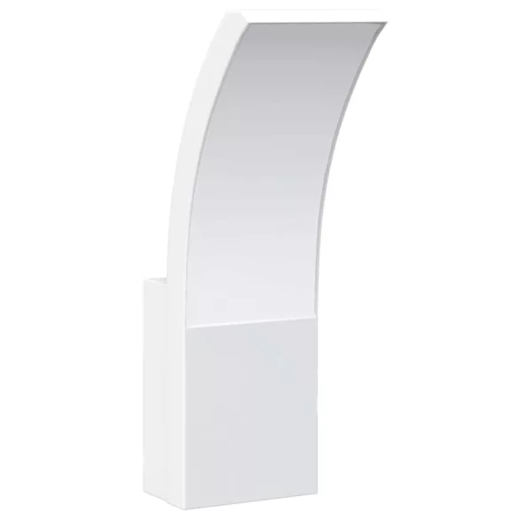 fekete öntött alumínium kültéri LED-es falilámpa